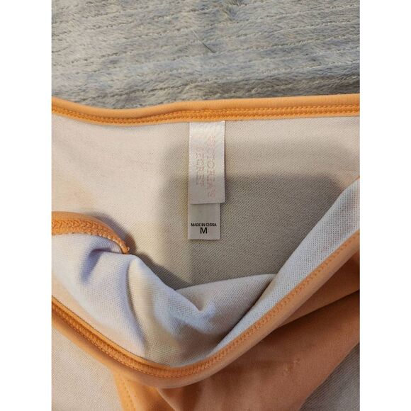 Victoria's Secret Swim M String Bikini Bottom Orange - Picture 2 of 3